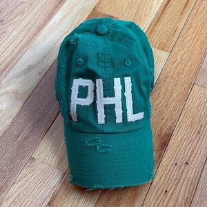 Philadelphia distressed baseball cap